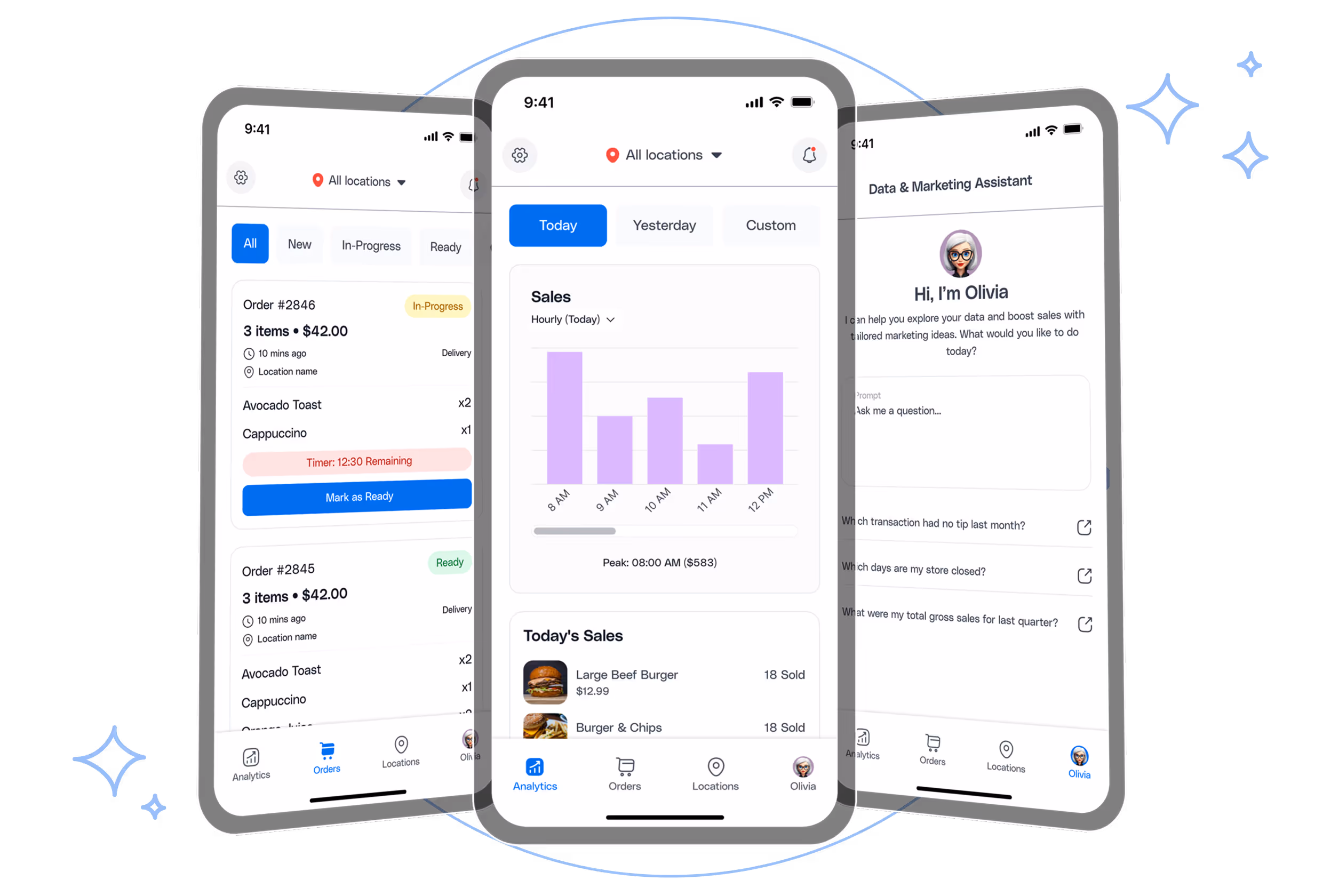 Manage orders and operations from your phone