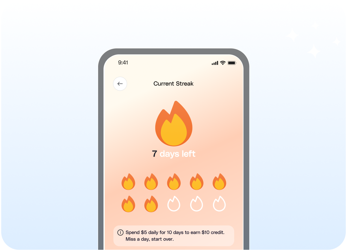 Build daily habits with streaks